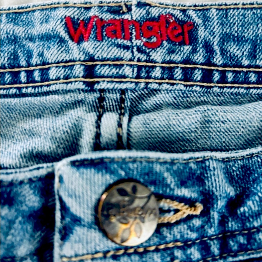 Wrangler Vintage Blue Denim Jeans Size 14. Western, Casual, Women’s, Boot cut